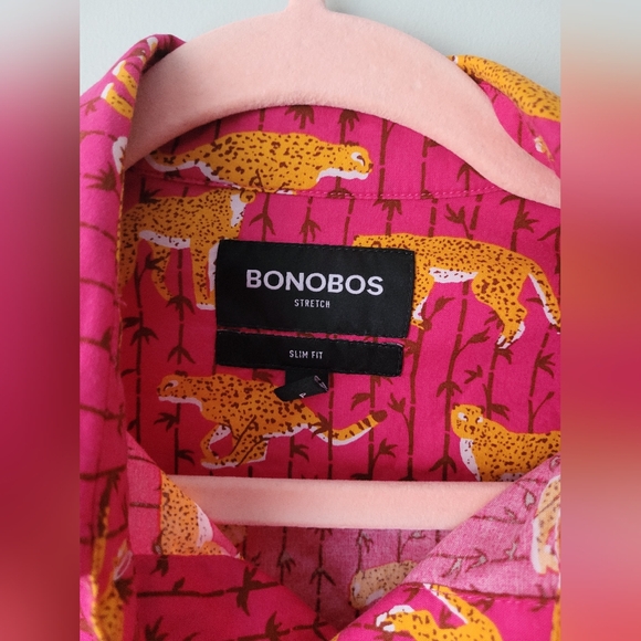 Bonobos 'Riviera' Leopard Print Shirt - Picture 3 of 4